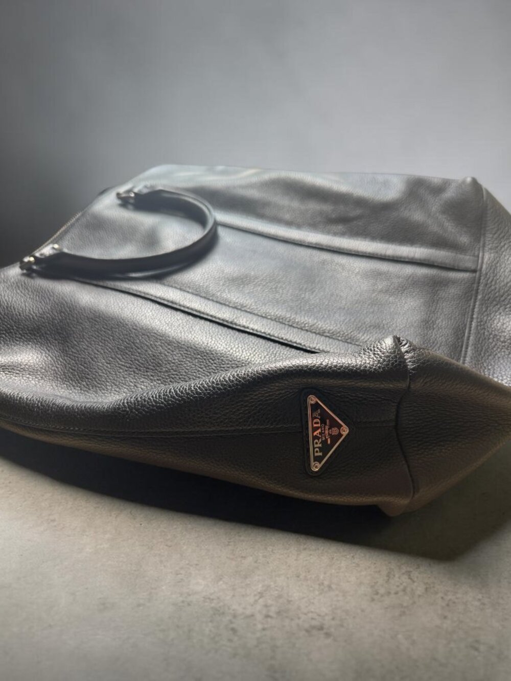 Prada Black Leather Tote w/ Adjustable Strap (2015) – Immaculate